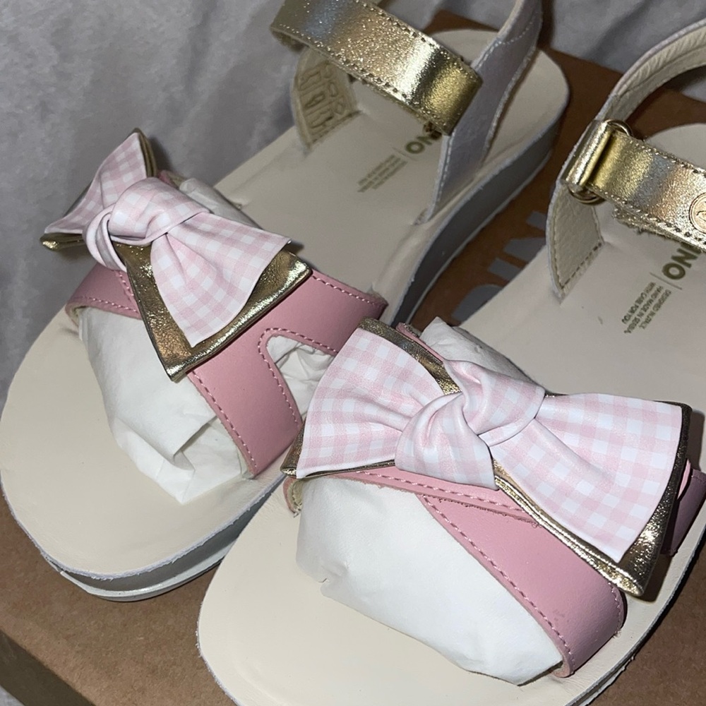 NATURINO SUMATRA Leather sandals in Pink - Picture 13 of 16